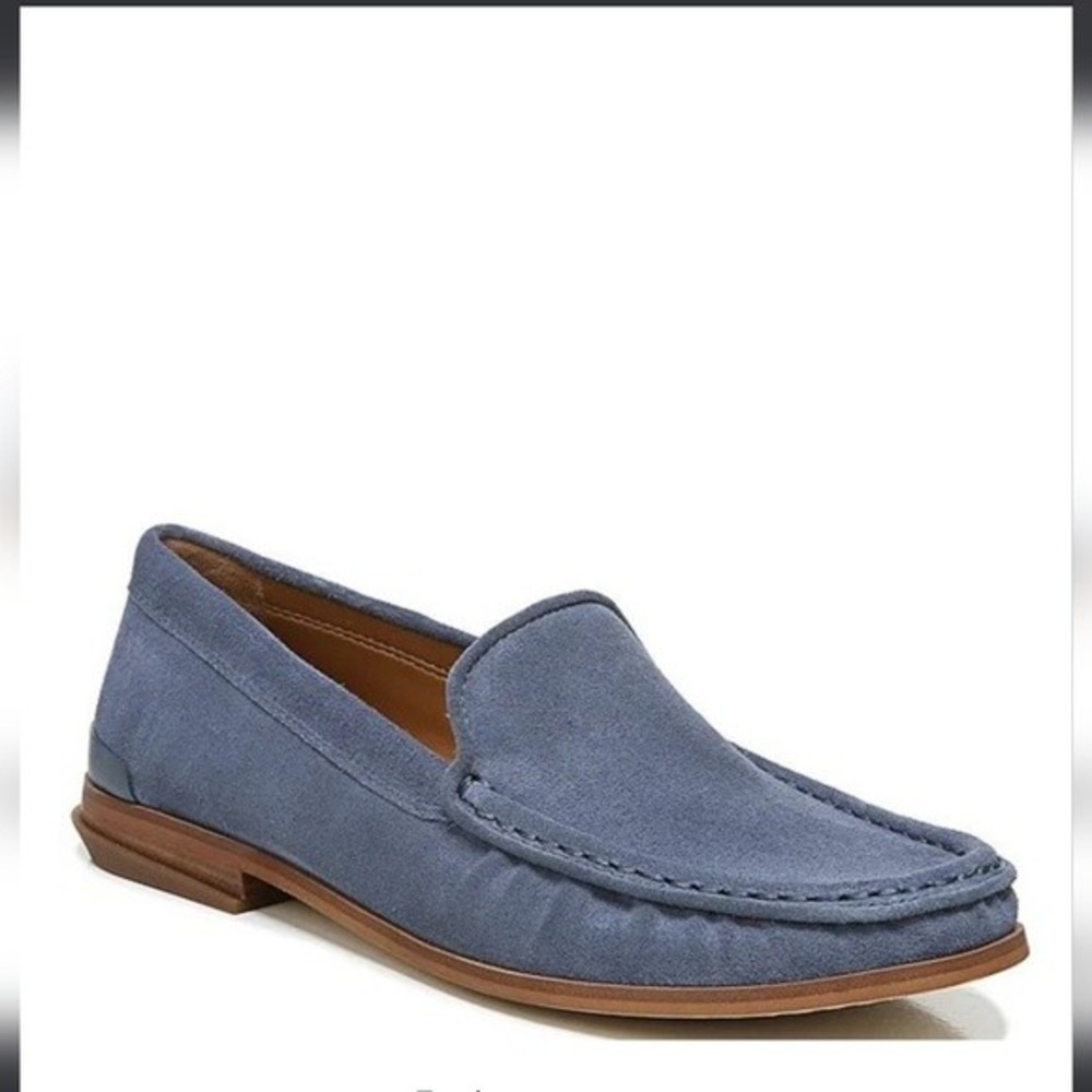 Womens Sarto by Franco Sarto Blue Gina Suede Loafers Slip On  NWT
